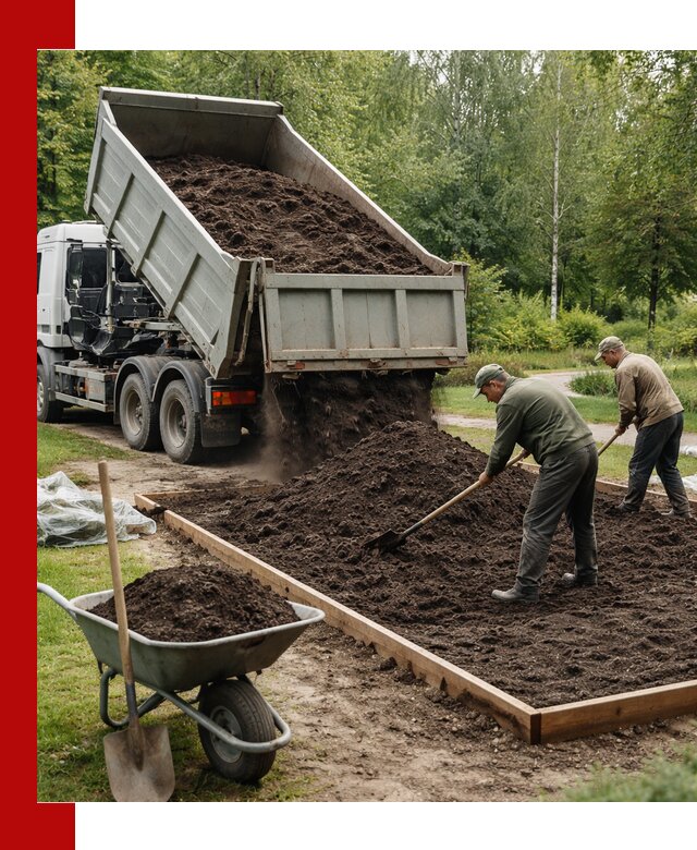 Доставка грунта для озеленения и благоустройства в Ангарске