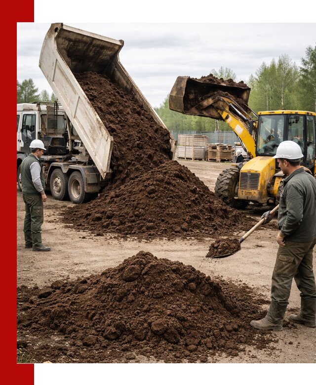 Доставка торфа оптом и в мешках в Ангарске