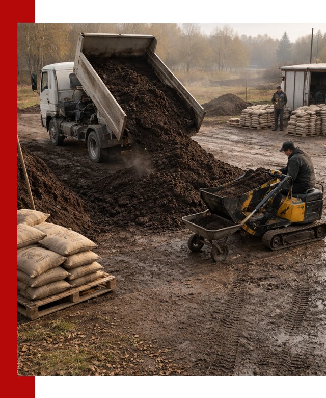 Кислый торф в доставке по выгодным ценам в Ангарске