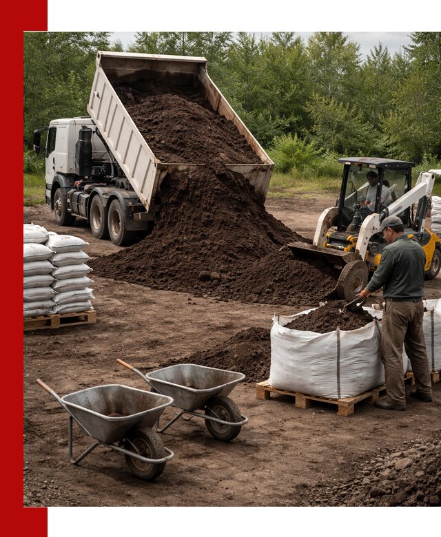 Доставка и продажа торфогрунта в Ангарске оптом и в розницу