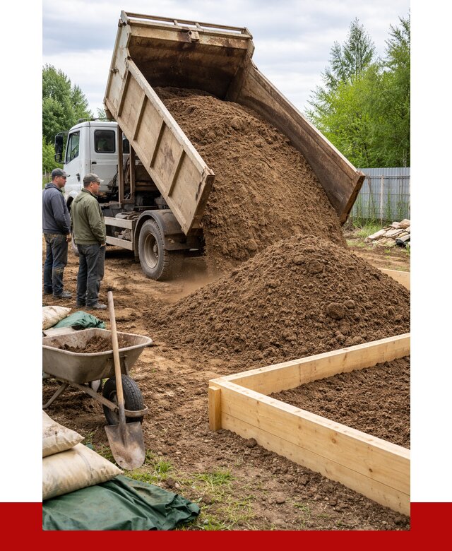Торфо песчаная смесь в Ангарске с доставкой от 1901 р. | ПРОНЕРУДНгр