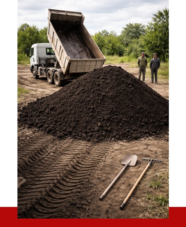 Купить чернозем навалом в Ангарске от 1233 р. за куб | ПРОНЕРУДНгр