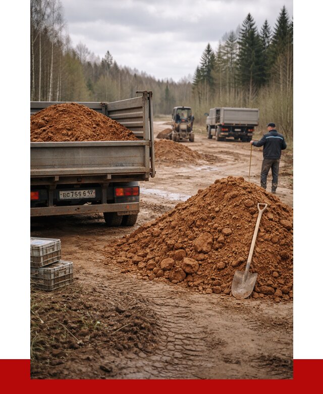 Глина и суглинки в Ангарске от 4623 р. за куб | ПРОНЕРУДНгр