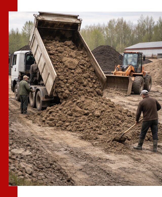 Доставка глин и суглинков в Ангарске оптом и вкрай