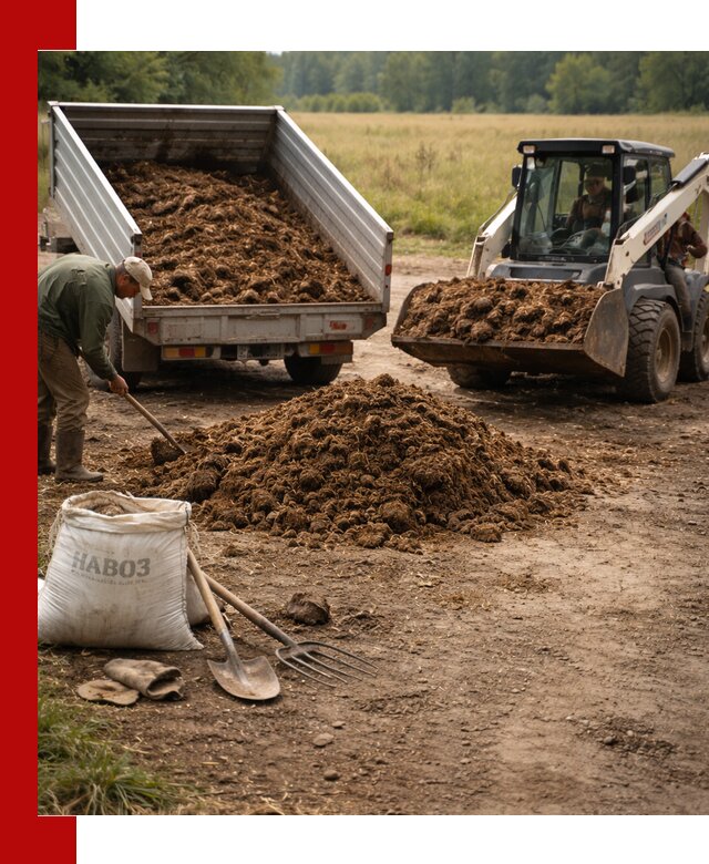 Доставка конского навоза в Ангарске с разгрузкой и доставкой на объект