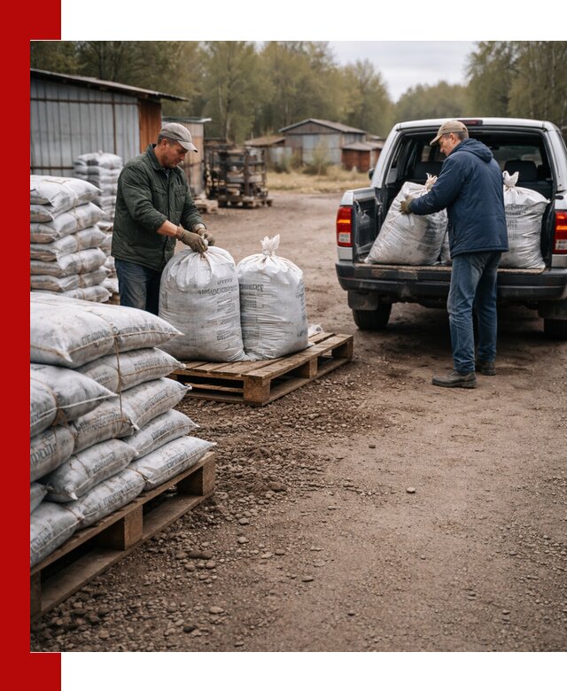 Купить конский навоз в мешках с доставкой в Ангарске