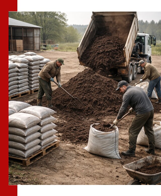 Доставка компоста оптом и в розницу в Ангарске
