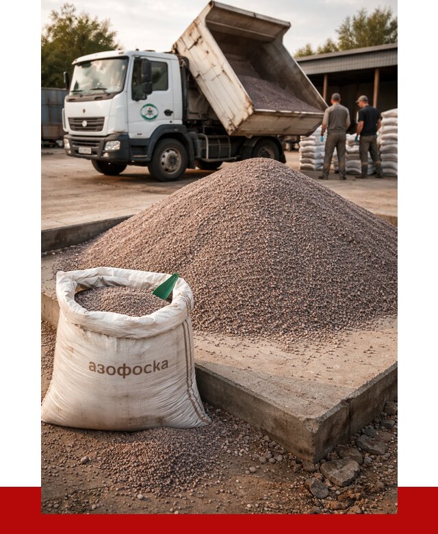 Купить азофоска в Ангарске с доставкой от 1233 р. за куб | ПРОНЕРУДНгр