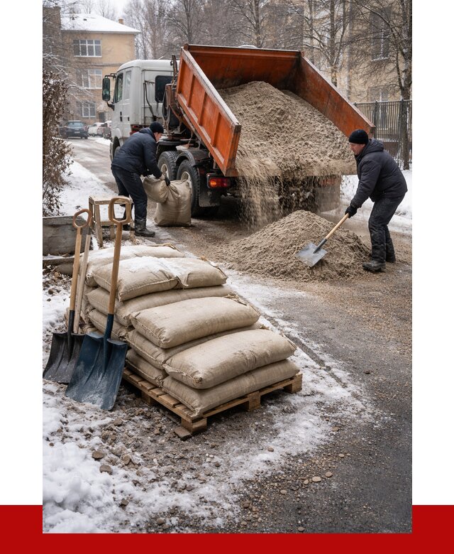 Противогололедные материалы оптом в Ангарске от 4315 р. | ПРОНЕРУДНгр