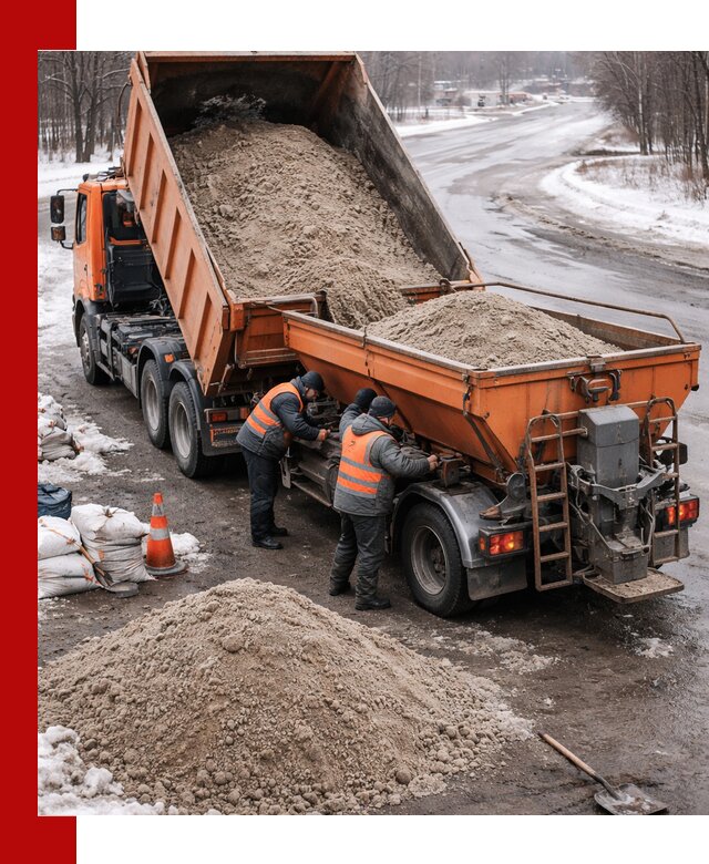 Поставка и вывоз пескосоля в Ангарске оптом и в розницу