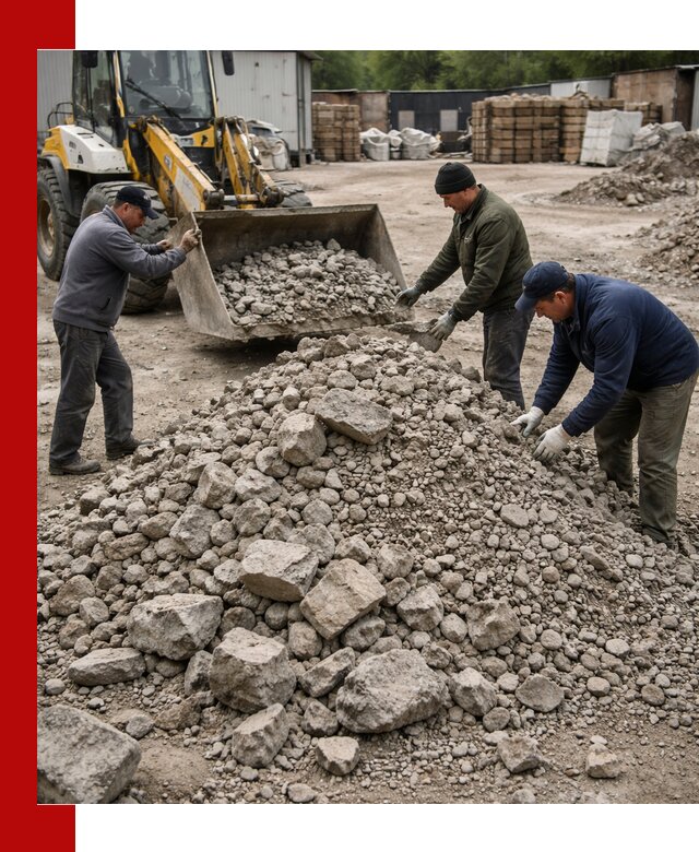 Демонтаж и вывоз бой бетона в Ангарске