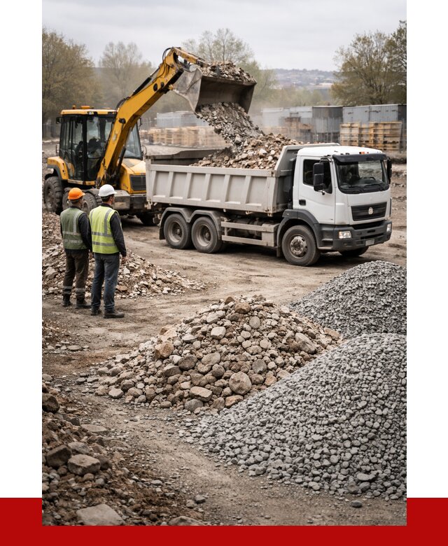 Купить строительный бой в Ангарске с доставкой от 4315 р. | ПРОНЕРУДНгр