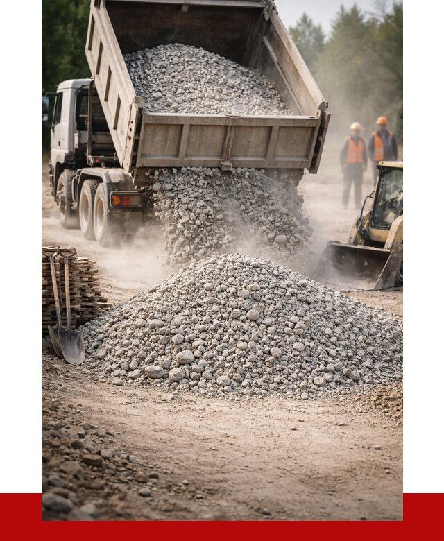 Купить дробленый бетон в Ангарске от 1747 р./куб | ПРОНЕРУДНгр