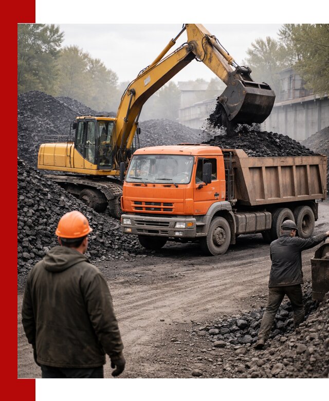 Доставка угля автотранспортом в Ангарске быстро и выгодно