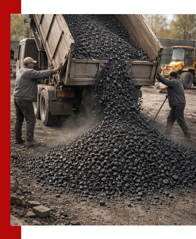 Доставка угля семечка самосвалами в Ангарске