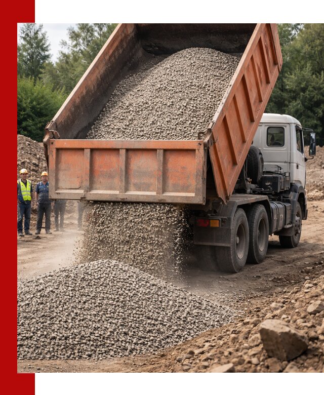 Доставка сыпучих материалов самосвалом в Ангарске быстро и надежно