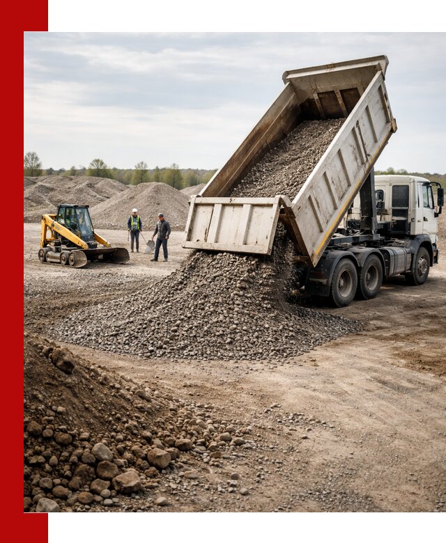 Доставка самосвалом 25 м³ в Ангарске быстро и надежно