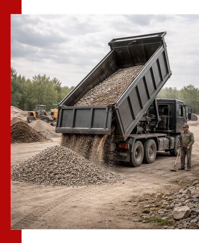 Доставка самосвалом 30 м3 по выгодным ценам в Ангарске