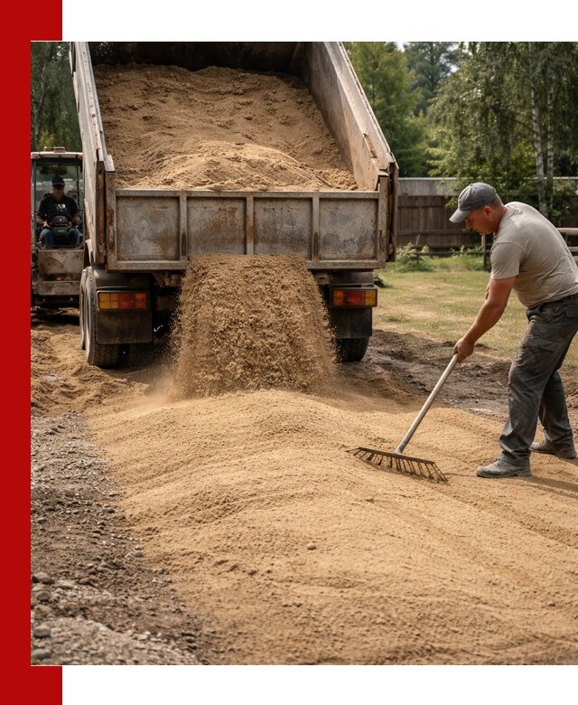 Отсыпка участка песком в Ангарске быстро и качественно